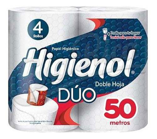 Higienol Duo Pack Toilet Paper 50 Meters 5