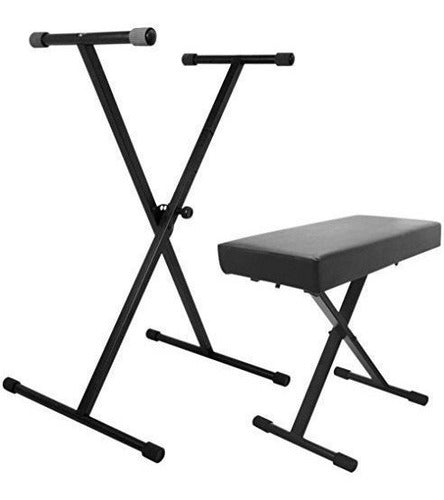 On-Stage Keyboard Stand and Bench Pack 0