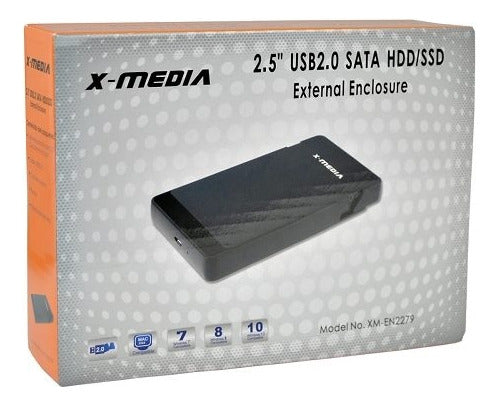 X-Media Bahia Gabinete 2.5 Superspeed USB 2.0 Externa SATA HDD 1