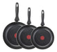 Tefal Easy Cook Non-Stick Frying Pan Set X3 0