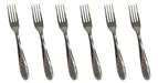 Set of 6 Stainless Steel Dinner Forks 19cm - Carol 0