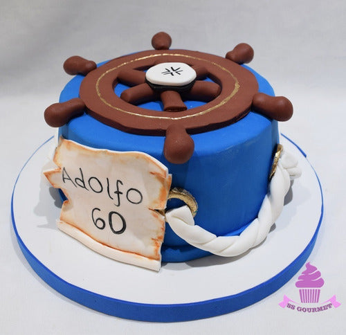 SS GOURMET Torta Marinero Barco Timon Tematica Personalizada Evento 0