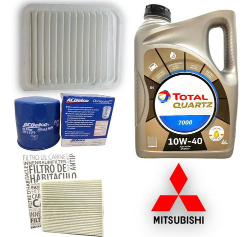 Total Oil and Filter Kit Mitsubishi Outlander 2.0 10w40 0