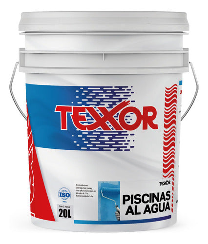 Pintura Piscina / Piletas Al Agua 20 L. Estandar.  Texxor 0