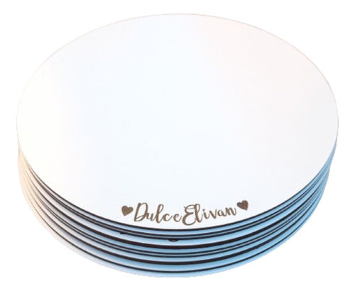 60 Custom Engraved Cake Bases with Your Logo - Various Sizes 0