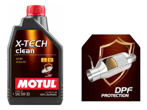 Óleo Motul X-tech Clean 5w30 4t  Sintético 1 Litro 0