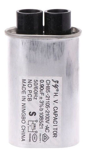 Capacitor Para Microondas 0,85uf 2100v Alta Tension 0