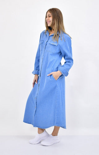 s Maxi Denim Shirt/Dress 1