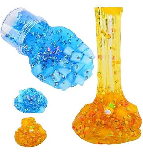 Mkakjwaw Kit De Slime Transparente, Paquete De 7 2