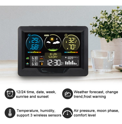 Relógio Meteorológico: Temperatura Interna. Com 3 2