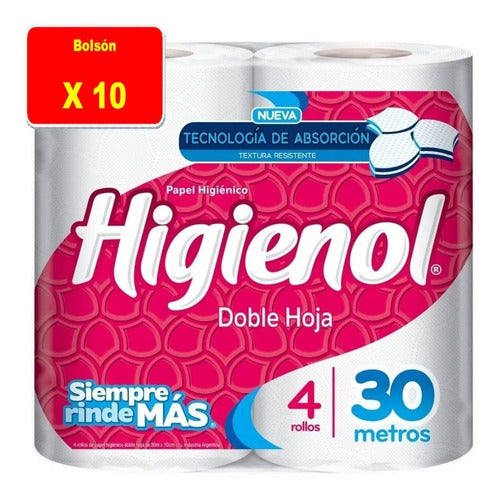 Higienol Toilet Paper Double Layer New 30 Meters - Bag 1