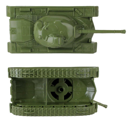 Tim Mee Toy Green Tanks, 3 Pieces, Made in Europe 2