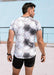 Men's Sublimated Sports T-Shirt Lycra Urban Luxury 3