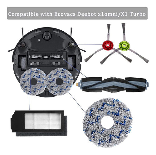 GYLBF Kit De Accesorios Para Ecovacs Deebot X1 Omni 1