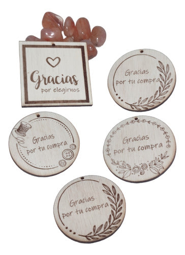 RegalosgrabadosUy 100 Wooden Tags Ideal Gift Laser Cut Products 1