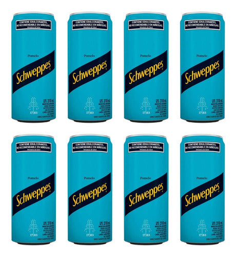 Schweppes Pomelo 310 Ml Pack X8 Zetta Bebidas 0