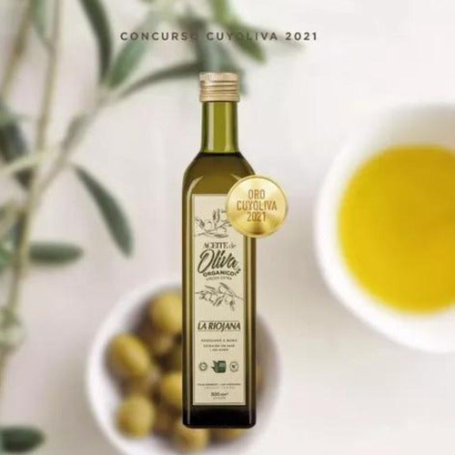 La Riojana Organic Extra Virgin Olive Oil 3 x 500cc 1