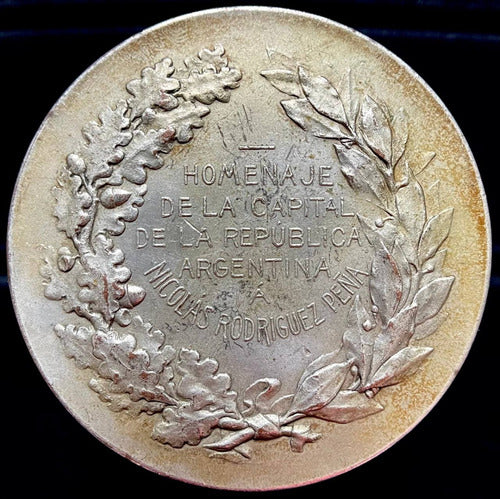 Medalla Revolucion De Mayo, Centenario, Rodriguez Peña, 1910 1