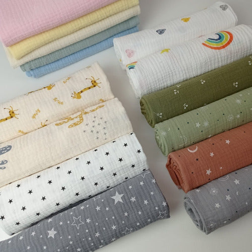 Tatami Promo 2 Muslin Swaddle Blankets Baby Receiving Wrap 3