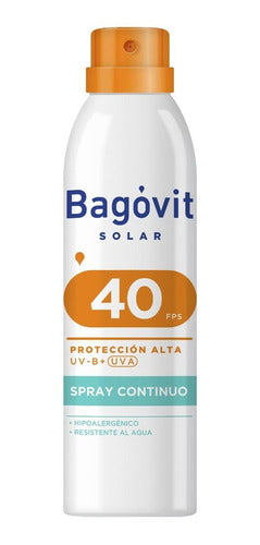 Bagóvit Solar Protector Fps 40 Continuous Spray X 170 Ml 1