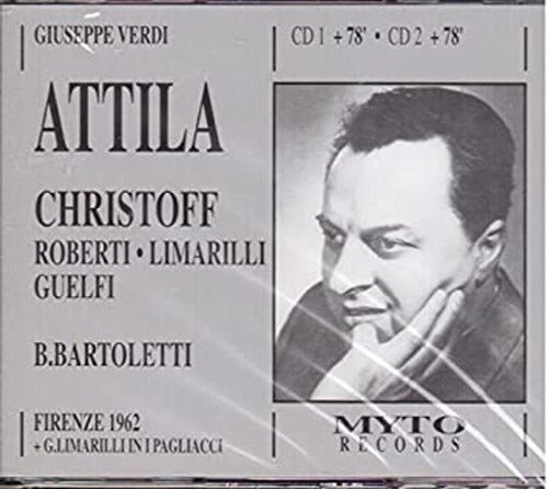 Verdi - Attila - Christoff Roberti Bartoletti - 2 Cds.
