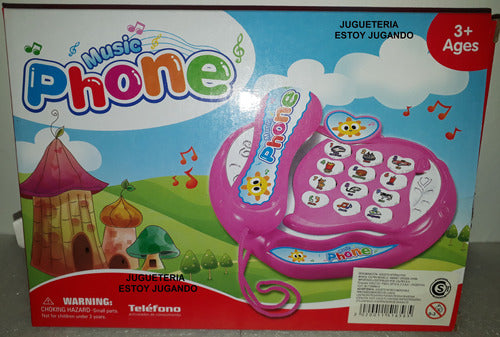 TELEF Interactive Learning Toy Phone in Spanish with Lights and Sounds 1