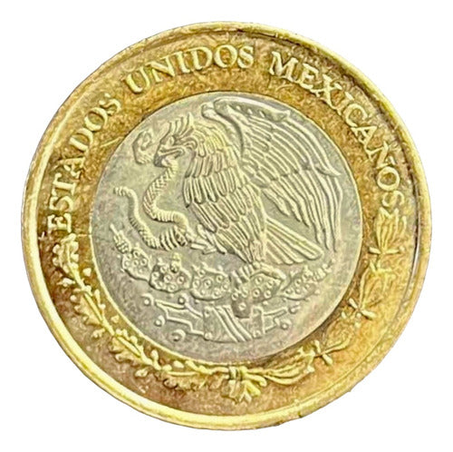 Mexico 10 Pesos Year 2017 Km #616 Bimetallic 1