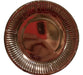 Generic Metallic Round Disposable Paper Plates - Pack of 10 1