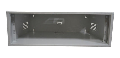 Mini Rack Caixa Organizador Parede Branco  3u Padrao 19 1