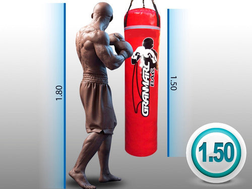 Granmarc 1.50M Boxing Bag with Gloves and Hand Wraps 2