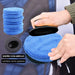 Kit 3 Microfiber Applicator Pads for Car with Applicator 3