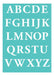 Laura Craft Classic Alphabet Stencil 0