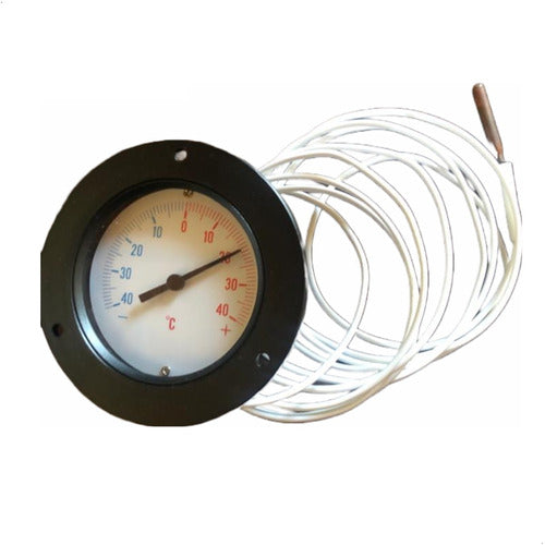 Analog Thermometer with Bulb for Dashboard -40 +40 300cm 4