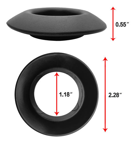 AQEENURA Drip Rings for Kayak, Canoe or Rafting, Pack of 6 1