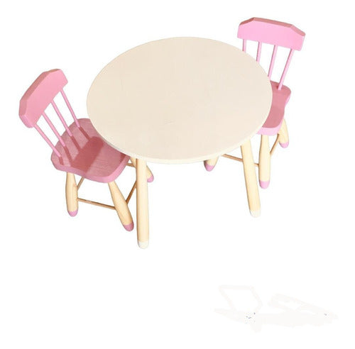 Diverso Windsor Style Children's Table and Chair Set 1