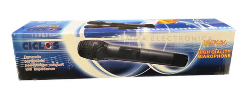 Ciclos UHF834 Wireless Handheld Microphone Cardioid 2