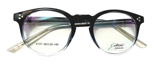 Gattizoni Transparent Round Lennon Frame Glasses 5137 4