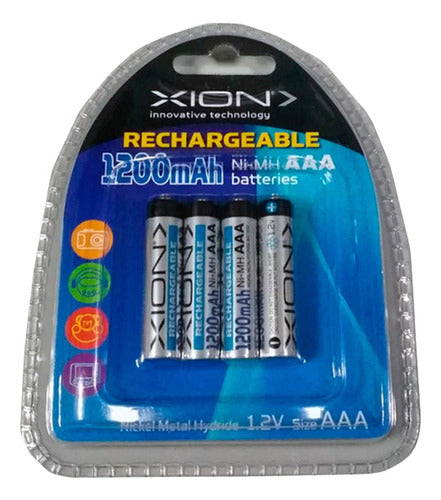 Xion Rechargeable AAA Batteries 0