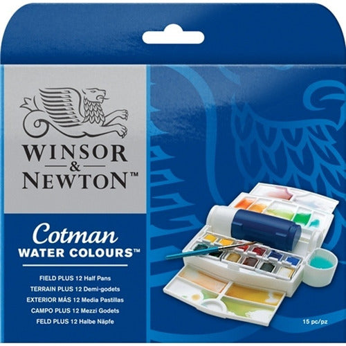 Set 12 Acuarelas Hp Field Box Winsor And Newton 0