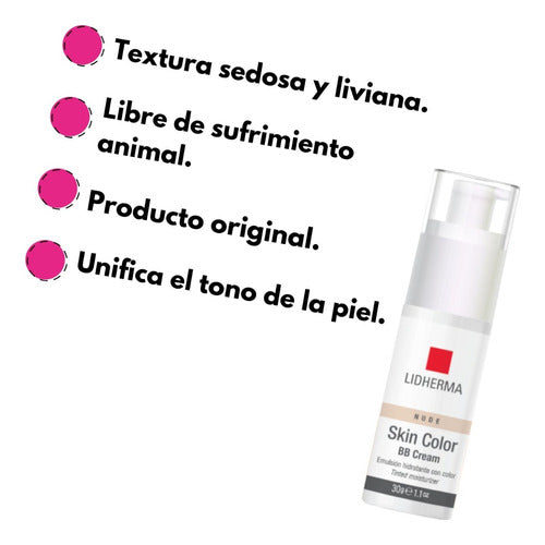 Lidherma Skin Color BB Cream Emulsion Hidratante 4