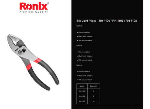 Pinza Ajustable Ronix 10 1