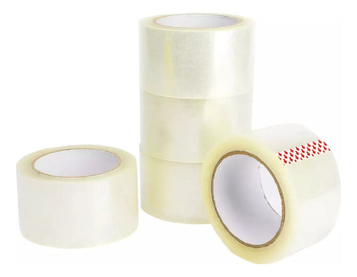 Electroimporta Transparent Packaging Tape 4.8cm x 12 Pack 0