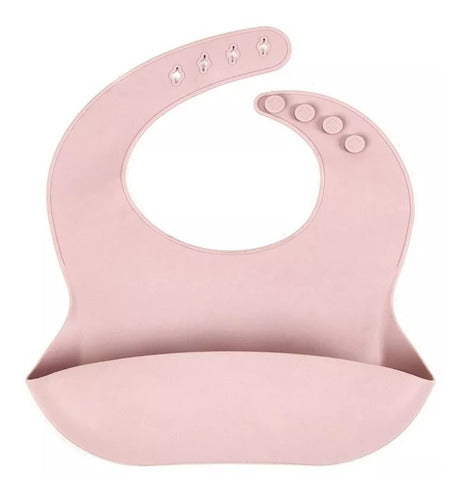 Waterproof Silicone Baby Bib with Pocket - Multiply 0