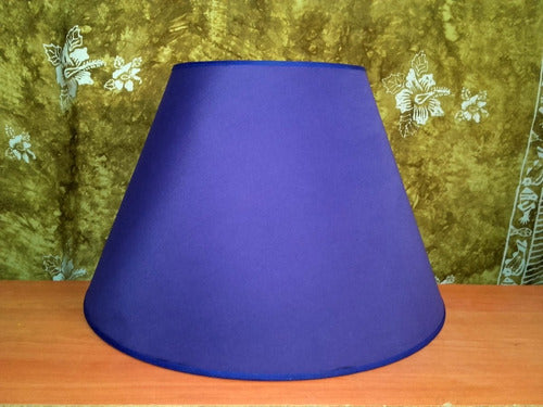 Mbs Artesanías Violet Cone Lampshade 25-45/30 cm Height 5