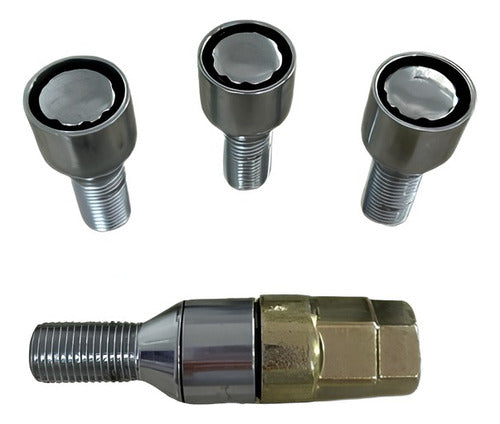 Anti-Theft Swivel Security Wheel Bolt for Fiat Qubo 1