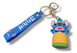 Macrodimm® Stitch Silicone Keychain with Safety Clip/Hanger 0