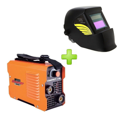 Smarter Soldadora Compact 140 + Careta Fotosensible Combo 1