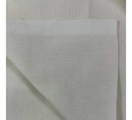 JM SAMI TEXTILES Canvas Fabric - 10 Meters Optical White Cotton/Polyester Blend, 1.5 Meters Wide 0