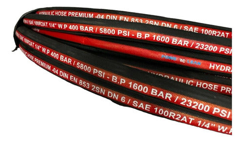 Professional High Pressure Washer Hose R2 1/4 x 20 Meters with 3/8HG Terminals 1