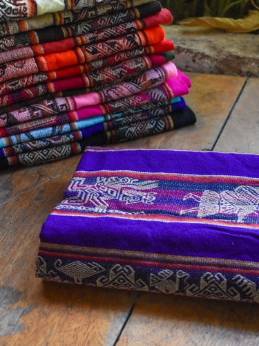 Pack of 2 Aguayo Norteño Inca Blankets 1.15 x 1.15 31